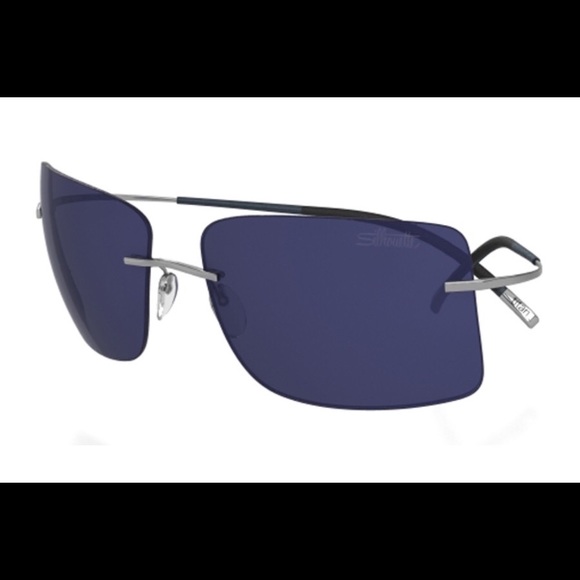 Silhouette Rimless Men’s Sunglass silver - Picture 1 of 5